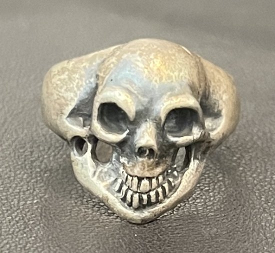 Old Single Skull Ring [R-16] - GABORATORY ATELIER