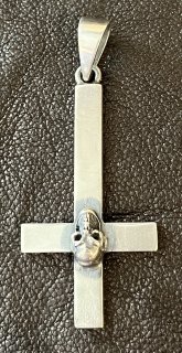 Skull On Petro Cross Pendant [1/8] [P-230改]
