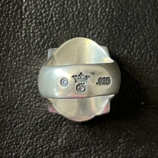 Master Raised Atelier Mark Shield Ring [R-216] - GABORATORY