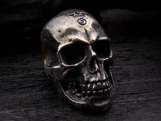 Large Skull Ring with Jaw 3rd generation [R-140]
