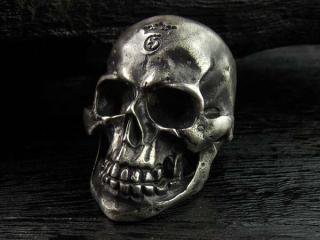 Large Skull Ring with Jaw 2nd generation [R-12]
