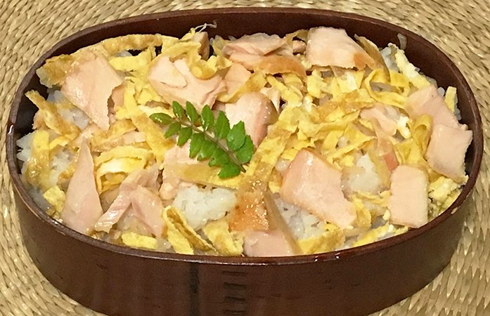新生姜と時鮭のちらし寿司