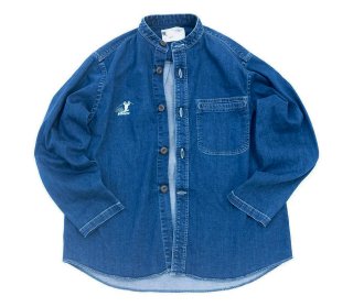 <img class='new_mark_img1' src='https://img.shop-pro.jp/img/new/icons1.gif' style='border:none;display:inline;margin:0px;padding:0px;width:auto;' />STAND COLLAR DENIM SHIRT JACKET
