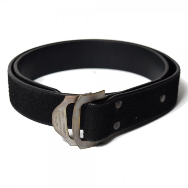 DOUBLE BUCKLE LEATHER BELT -NORMAL-