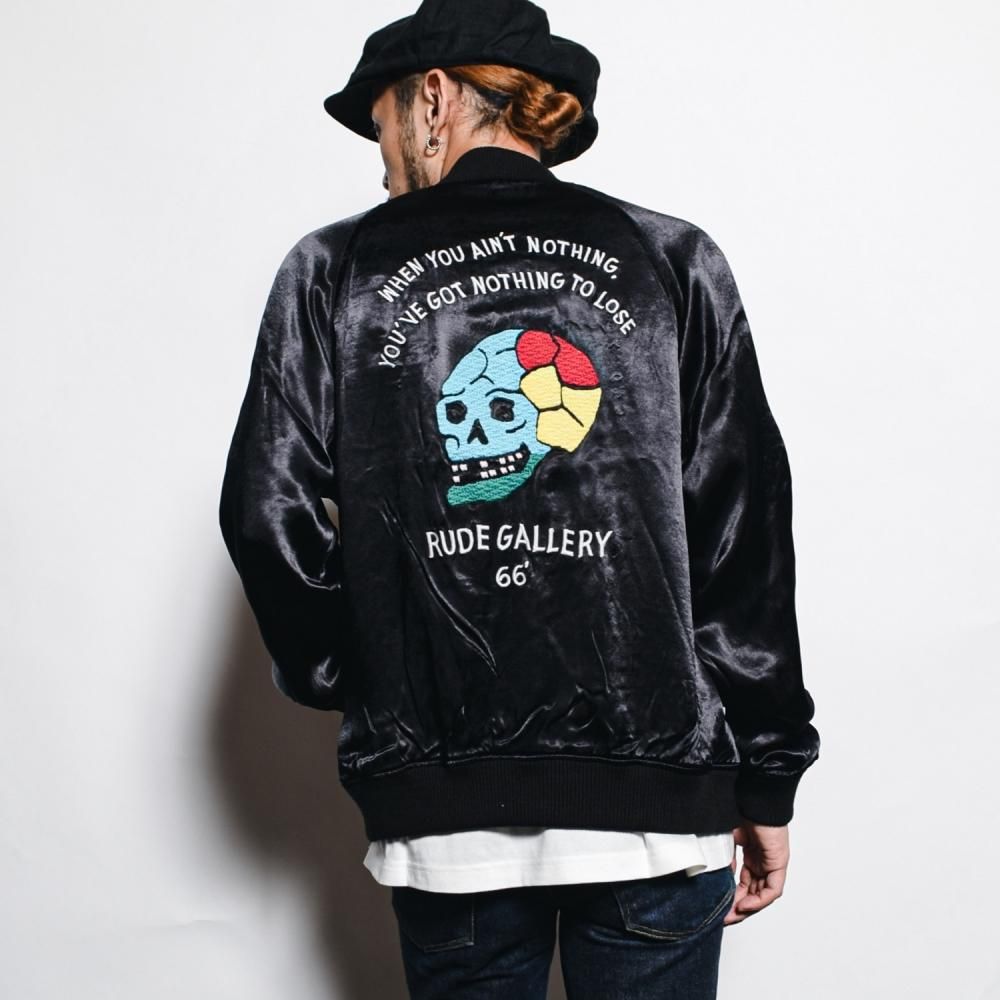 リバーシブルですRUDE GALLERY / MEX SOUVENIR JACKET 箱付 - スカジャン