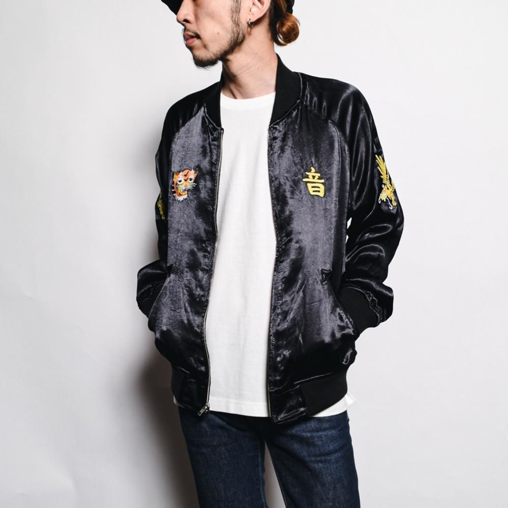 RUDE x MARIA REVERSIBLE SATIN JACKET-