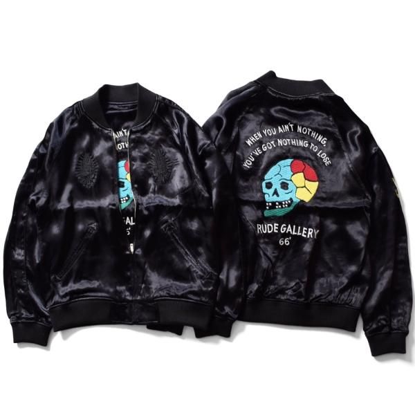 <img class='new_mark_img1' src='https://img.shop-pro.jp/img/new/icons31.gif' style='border:none;display:inline;margin:0px;padding:0px;width:auto;' />OTO SKULL  MEX MARIA REVERSIBLE SOUVENIR JACKET - ROAD LIMITED