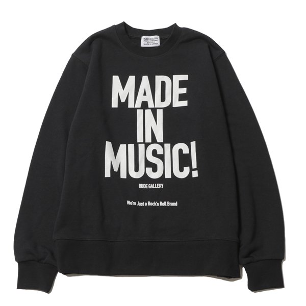 RUDE GALLERY MADE IN MUSIC クルースウェット - スウェット