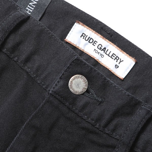 RUDE GALLERY　STRETCH SLIM PANTS - KUROSURI SERIES MADE IN OKAYAMA