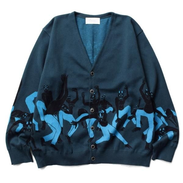 KITSUNE JACQUARD CARDIGAN