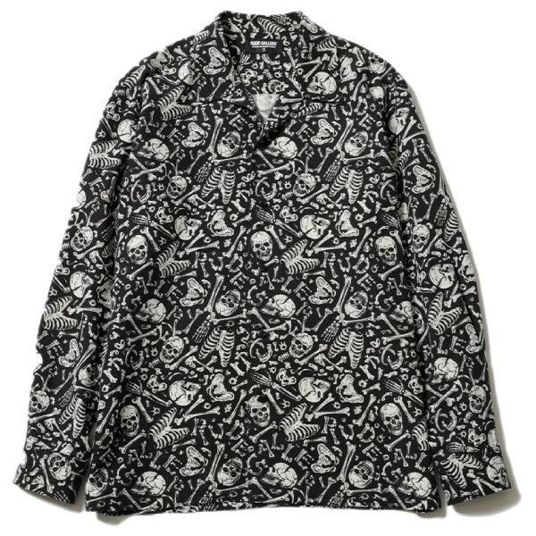 ĤϿ OPEN COLLAR SHIRTSART WORK by H.U.