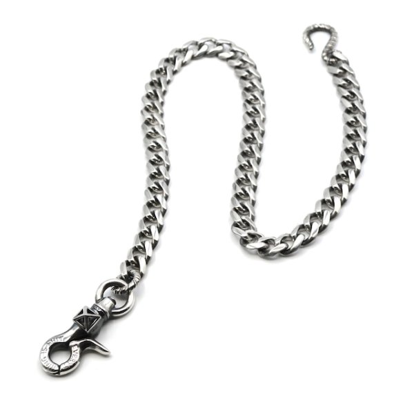PYRAMID STUDS WALLET CHAIN - WIDE (50cm)