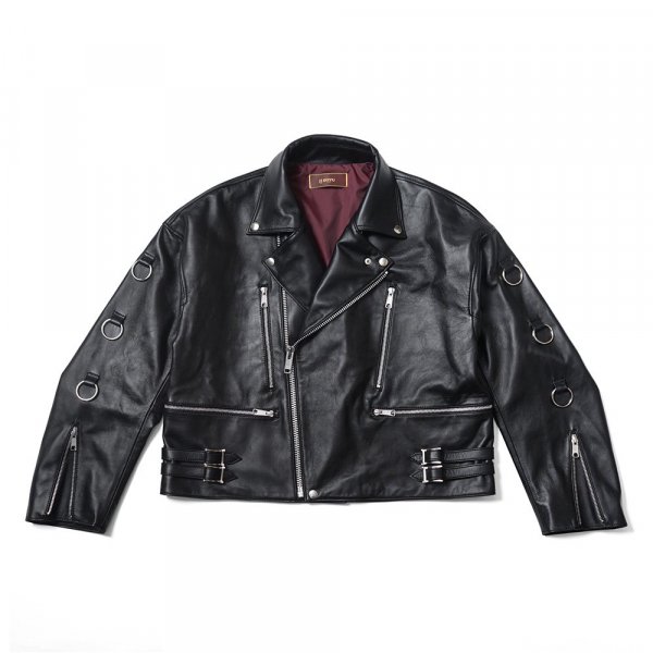 UK Sheep Leather Big Double Riders Jacket