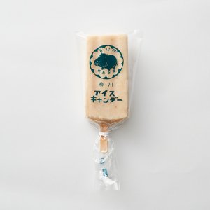 【冷凍】カバ印の白いちごアイスキャンデー