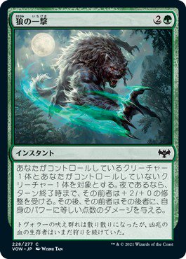 狼の一撃/Wolf Strike - マジック：ザ・ギャザリング（MTG）の通販専門店 「 MTG Guild 」