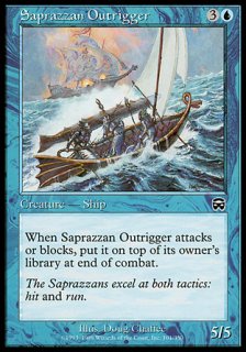 サプラーツォのアウトリガー艇/Saprazzan Outrigger