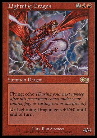 稲妻のドラゴン/Lightning Dragon - マジック：ザ・ギャザリング（MTG）の通販専門店　「 MTG Guild 」