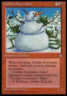 ֥/Goblin Snowman