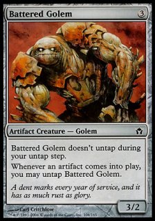 乱打されるゴーレム/Battered Golem