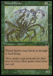 板金鎧の蜘蛛/Plated Spider