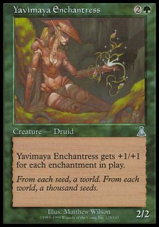 ޥνѻ/Yavimaya Enchantress