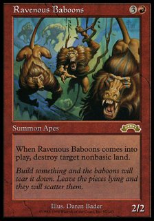 貪欲なるヒヒ/Ravenous Baboons
