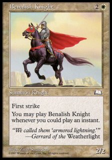 ベナリアの騎士/Benalish Knight