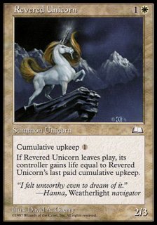 有徳の一角獣/Revered Unicorn
