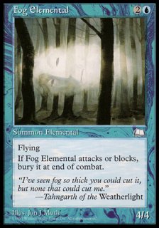 濃霧の精霊/Fog Elemental