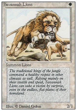 サバンナ ライオン Savannah Lions マジック ザ ギャザリング Mtg の通販専門店 Mtg Guild