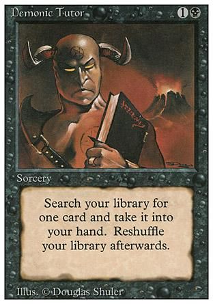 悪魔の教示者/Demonic Tutor - マジック：ザ・ギャザリング（MTG）の