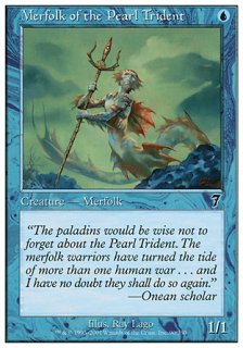 真珠三叉矛の人魚/Merfolk of the Pearl Trident