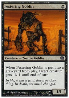 ただれたゴブリン/Festering Goblin