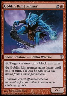 ゴブリンの霧氷走り/Goblin Rimerunner