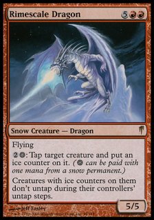 霧氷鱗のドラゴン/Rimescale Dragon