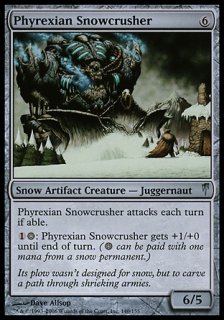 ե쥯٤/Phyrexian Snowcrusher