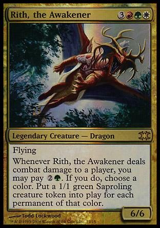 英語版です【MTG（foil）】煽動するものリース［Rith, the Awakener 