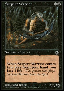 蛇人間の戦士/Serpent Warrior