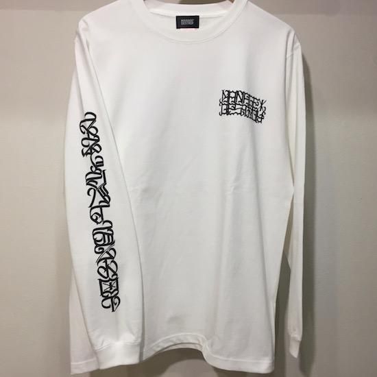 CASPER LONGSLEEVE T-SHIRTS (WHITE) - STRANGLE