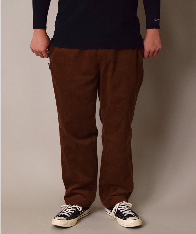 Back Channel-CORDUROY WIDE EASY PANTS - STRANGLE