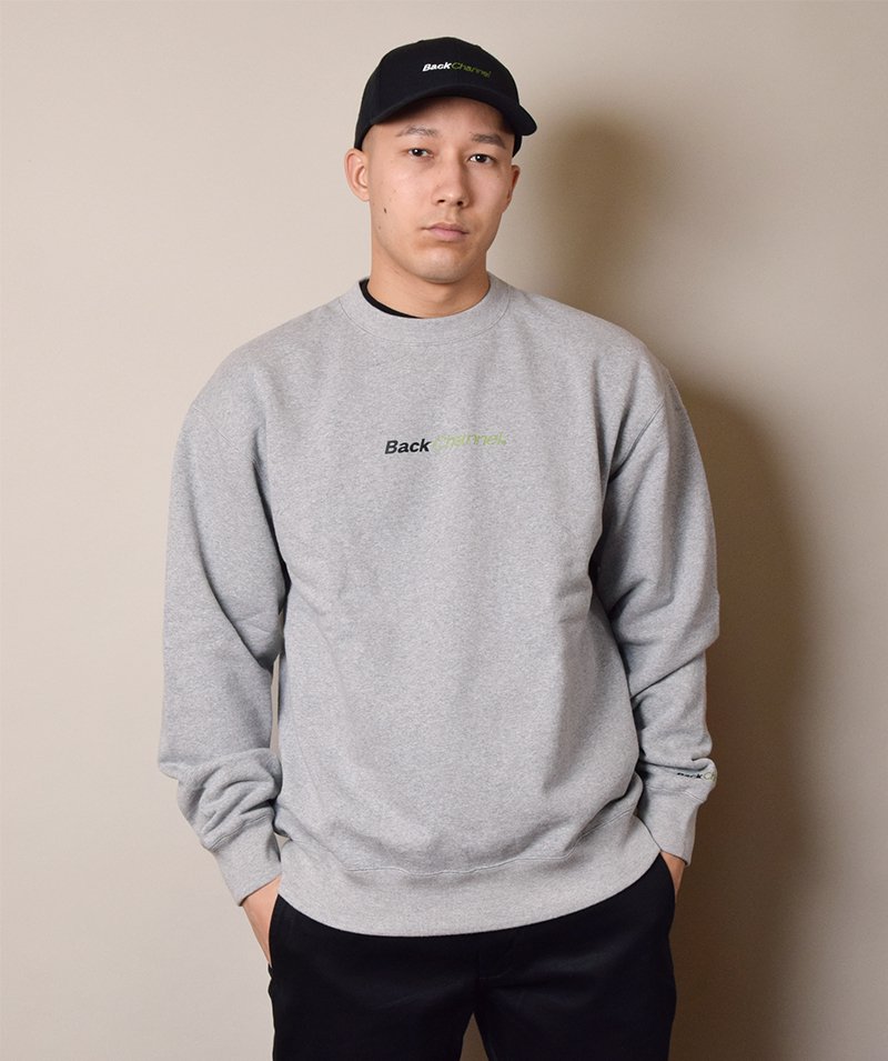 BACK CHANNELバックチャンネル 2020AW OFFICIAL LOGO CREW SWEAT ...