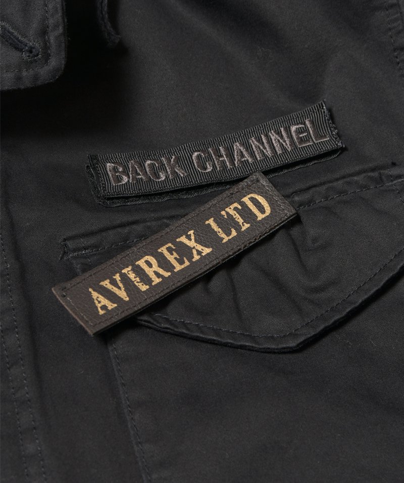 BACK CHANNEL- BACK CHANNEL x AVIREX M-65 JACKET - STRANGLE