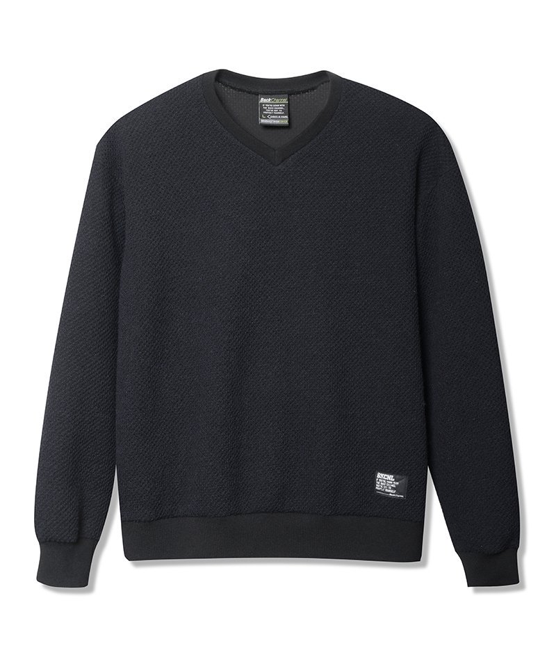 BACK CHANNEL wool チェック スウェット sweat check