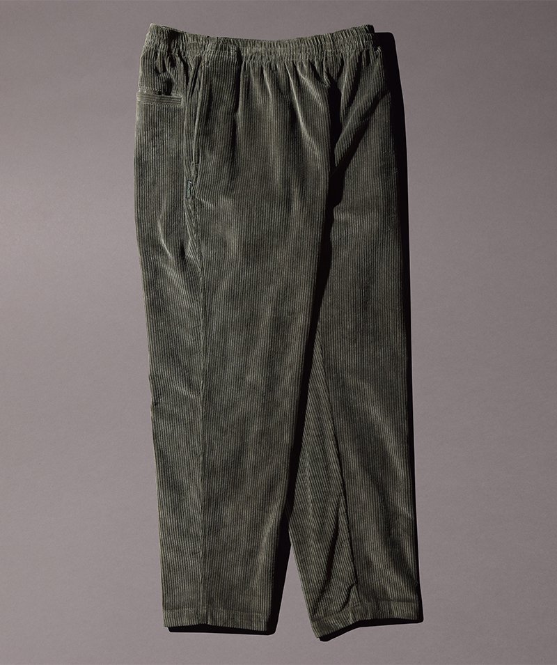 -Back Channel- CORDUROY WIDE EASY PANTS - STRANGLE