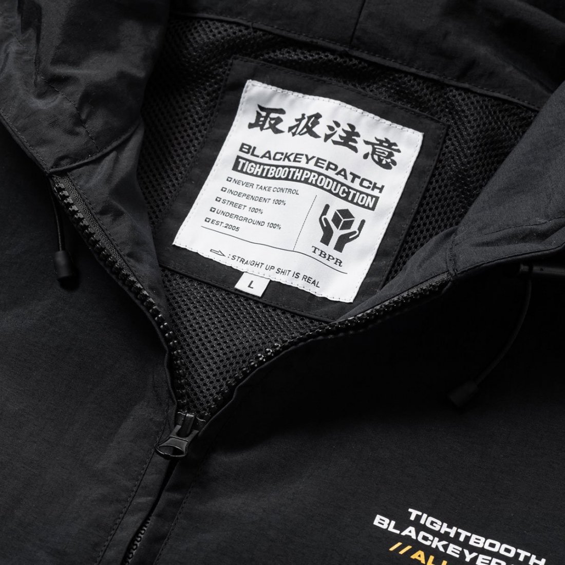 TIGHT BOOTH- TBEP ANORAK (TIGHT BOOTH / BLACK EYE PATCH) - STRANGLE