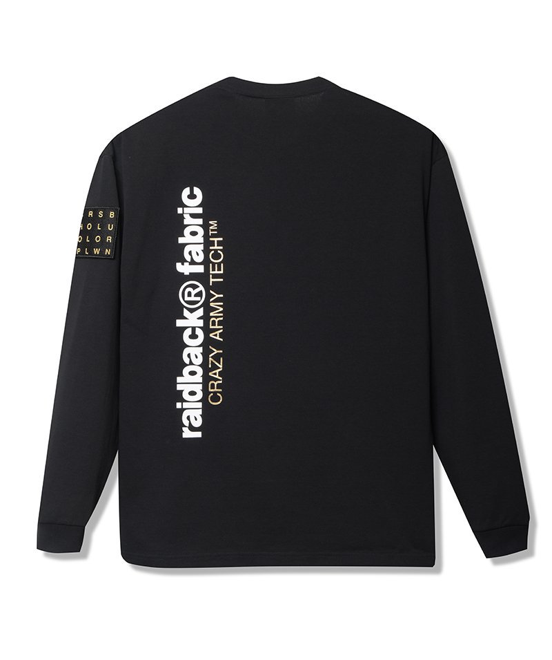 Back Channel-Back Channel × raidback fabric LONG SLEEVE T - STRANGLE