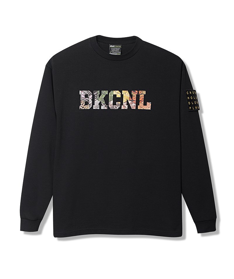 Back Channel-Back Channel × raidback fabric LONG SLEEVE T - STRANGLE