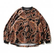 -TIGHT BOOTH- PAISLEY VELOR LONG SLEEVE