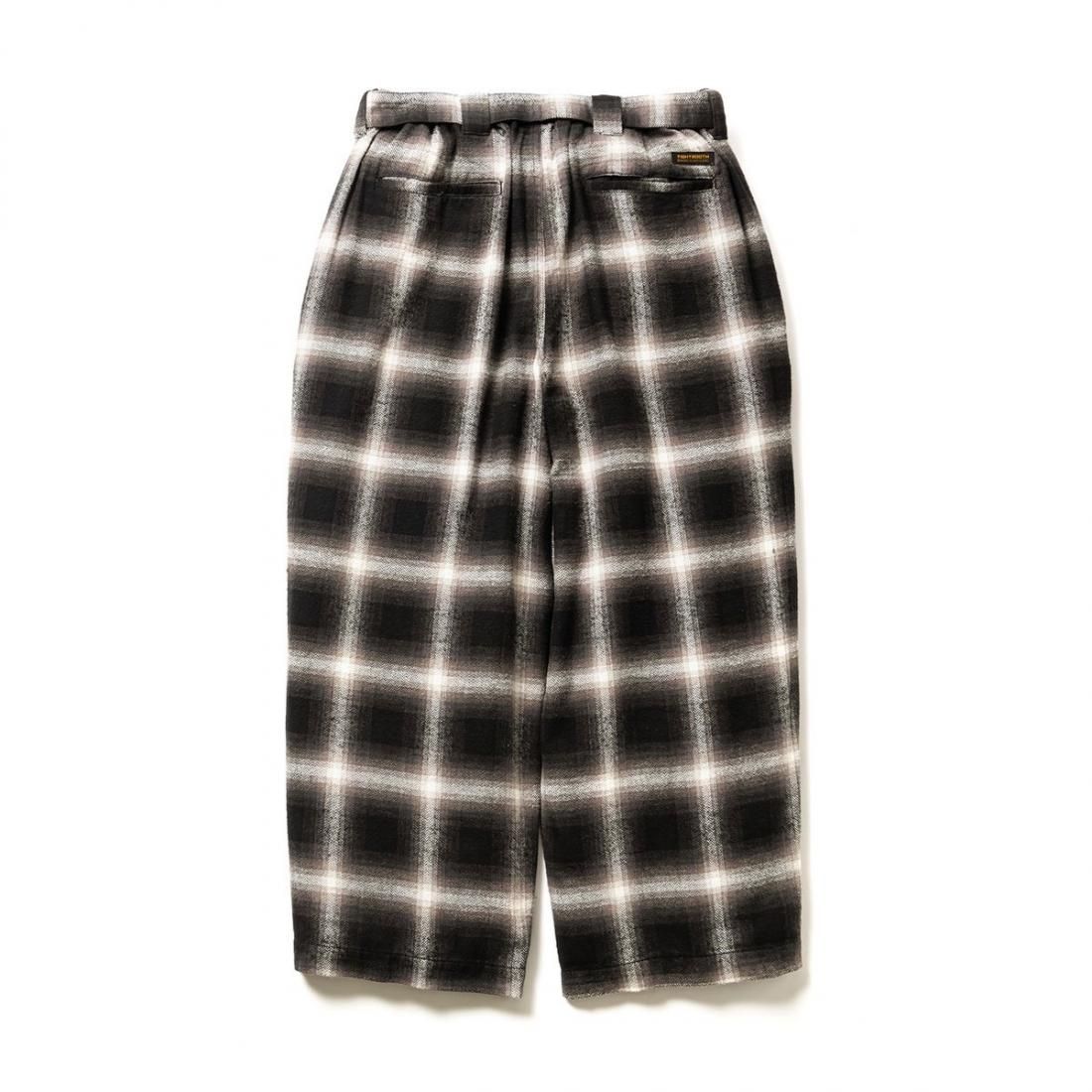 TIGHT BOOTH- OMBRE HERRINGBONE BAGGY SLACKS - STRANGLE