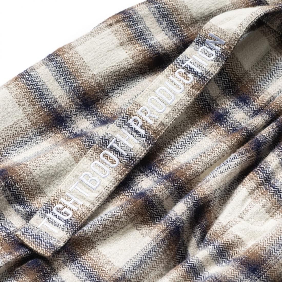 TIGHT BOOTH- OMBRE HERRINGBONE BAGGY SLACKS - STRANGLE